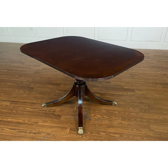 Not Yet Made - Made To Order Traditional Mahogany Breakfast Table by Leighton Hall. Made-To-Order For Sale - Image 5 of 11