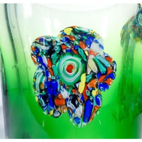 Murano Blown Glass Vase For Sale - Image 12 of 18