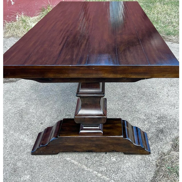 2020s Pottery Barn Banks Extendable Dining Table (76”-128”), Alfresco Brown For Sale - Image 5 of 9