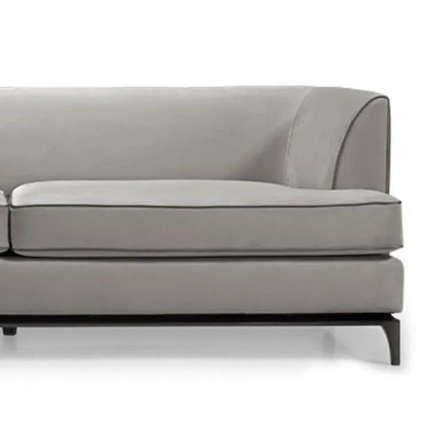 Belong sofa by memoir essence dimensions: d 90 x w 220 x h 75 cm. Materials: velvet sfy, satin ab and lacquer. Also...