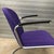 Purple Upholstery & Black Armrests 413 Chair by W. H. Gispen for Gispen Culemborg, 1950s For Sale - Image 9 of 15