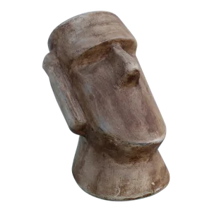 1970's Plaster Bust in the Manner of the Easter Island Heads