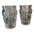 Vintage Heavy Baccarat Cut Crystal Nelly Geometric Vases —A Pair For Sale