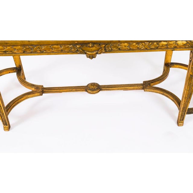 Low French Louis Revival Giltwood Coffee Table, 1930s For Sale - Image 13 of 17