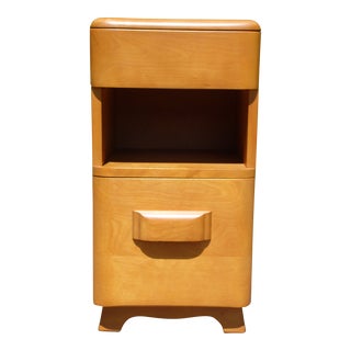 Vintage Mid Century Heywood Wakefield Riviera Nightstand End Table For Sale