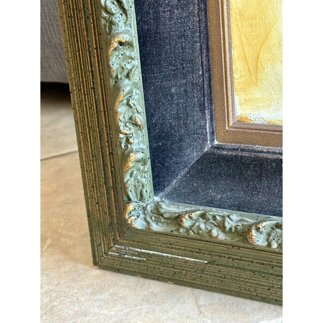 Original Framed Robert Owen Oil Painting Two Clowns Playing Instruments For Sale - Image 9 of 12