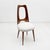 Mid-Century Modern Italian Walnut Dining Chairs, 1950, Set of 4 For Sale - Image 4 of 8
