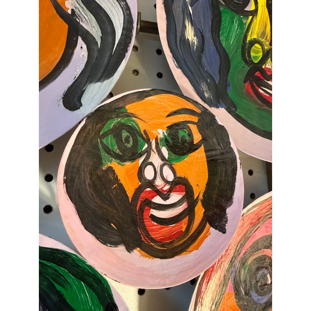 1970s Peter Keil Abstract Metal Disc Wall Sculpture For Sale In Atlanta - Image 6 of 7