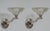 Jean Boris Lacroix A beautiful pair of French art deco wall sconces around 1935 in nickel plated solid brass or bronze and...