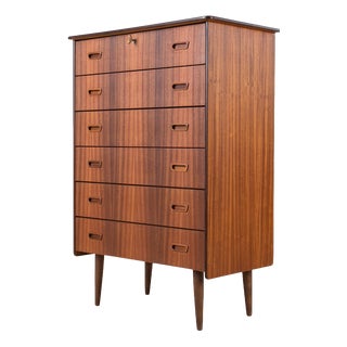 Scandinavian Teak Chest of Drawers, 1960s For Sale