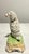 Dresden Porcelain MCM Dresden Germany Porcelain Poodle With Applied Floral Encrustation For Sale - Image 4 of 5