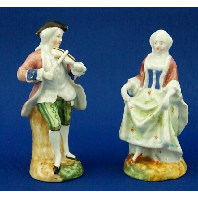 MEASUREMENTS: Lady: Height: 13 cm; Width: 6 cm; Depth: 6 cm Darling: Height: 13.9 cm; Width: 6.5 cm; Depth: 5 cm A...