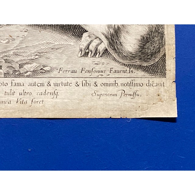 Francesco Villamena after Ferraù Fenzoni, Moses and the Brazen Serpent, 1597, Engraving For Sale - Image 9 of 18