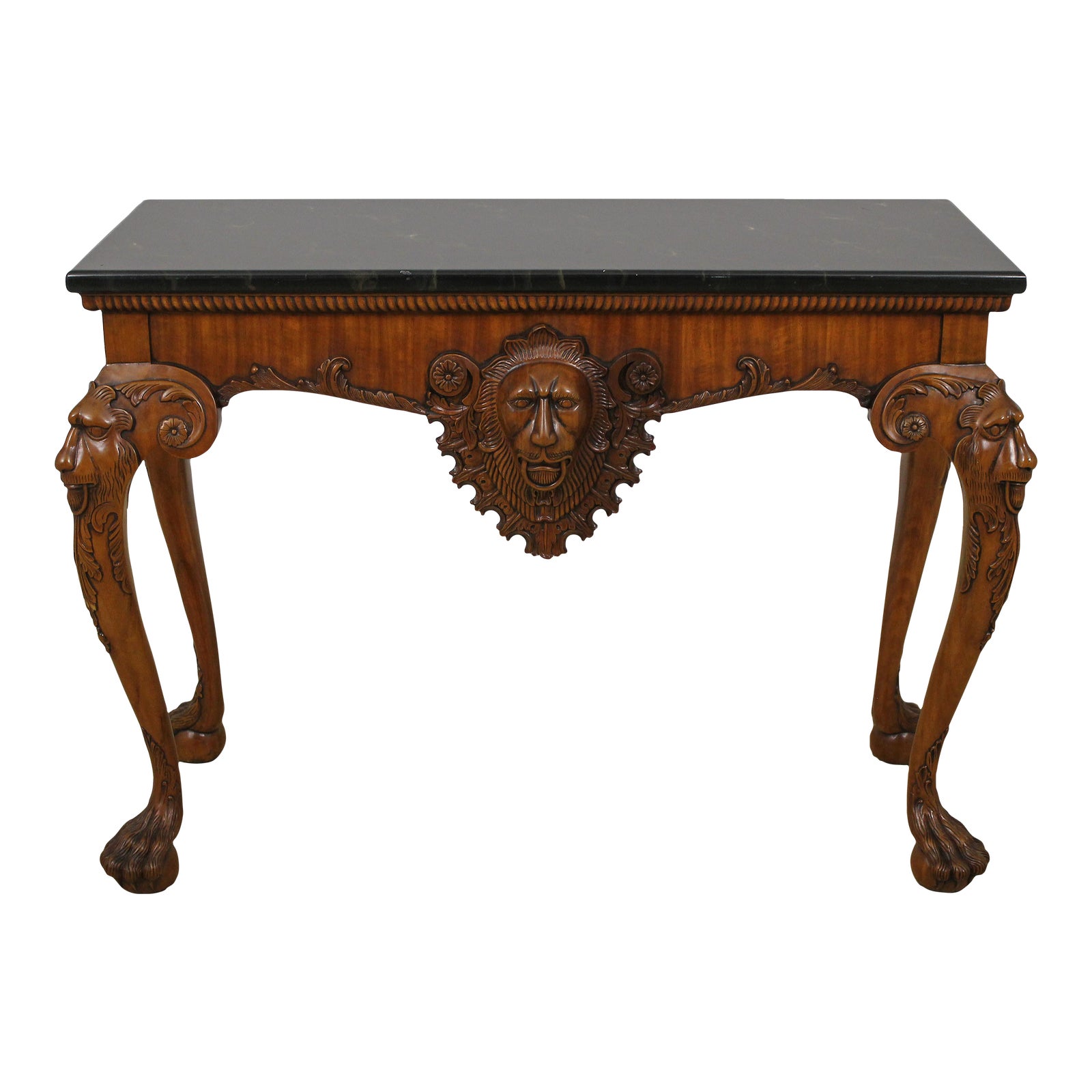 Maitland Smith Mahogany Console Foyer Table Chairish