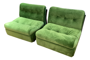 Amanta Armchairs by Mario Bellini for B&B Italia, 1970s, Set of 2