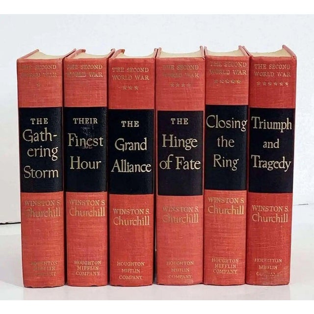 The Second World War by Winston Churchill from Houghton-Mifflin Company, Boston. A vintage edition of Winston Churchill's...