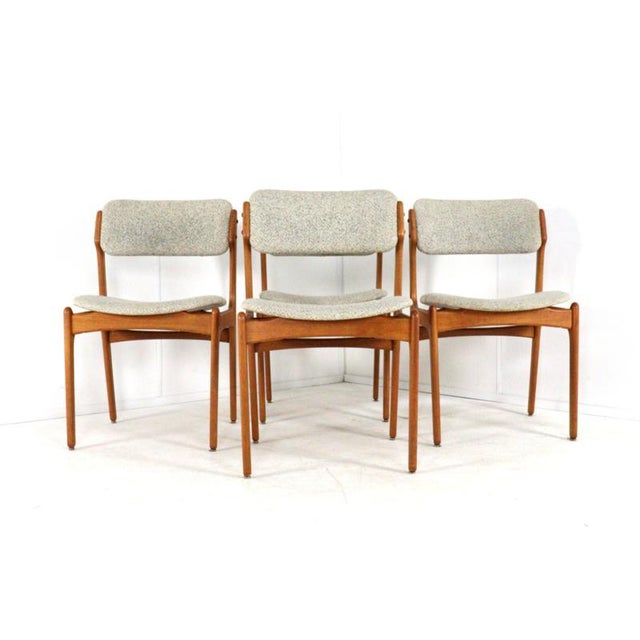 Model 49 Chairs by Erik Buch for O.D. Møbler, 1960s, Set of 4 For Sale - Image 6 of 14
