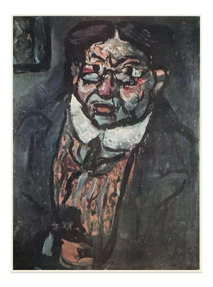 1950s After Georges Rouault "Mr. X", First Edition Period Expressionist Lithograph