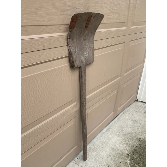 French Country Antique 19th Century Hand Made Wooden Grain Shovel For Sale - Image 3 of 10