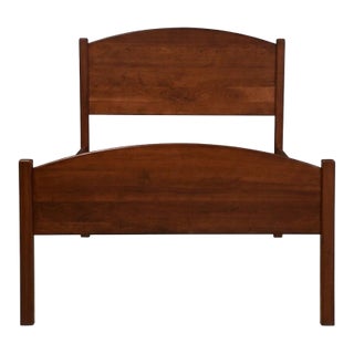 Late 20th Century Solid Cherry Twin Bed For Sale