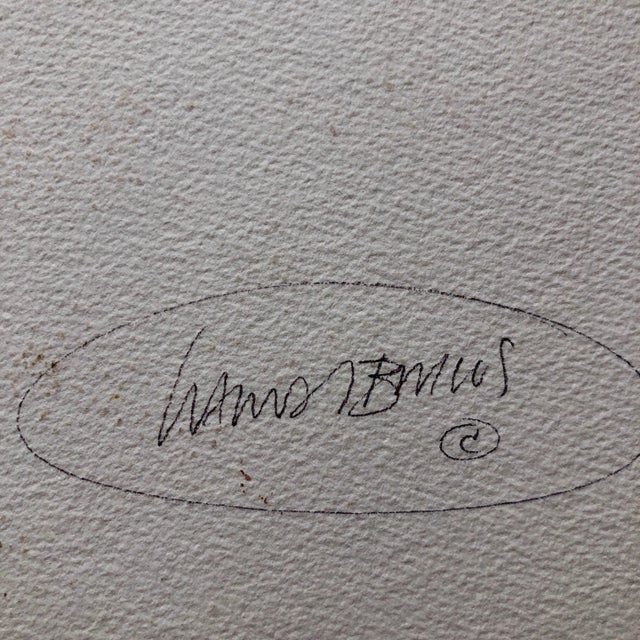 Lamar Briggs, Modernist Abstract Expressionist Color Field Acrylic "April Dance Form" Painting, c.1980s For Sale - Image 4 of 10