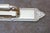 Metal 2 Vintage Brass Neoclassical Ribbon & Reed Door Pulls W Backplate 7.5" For Sale - Image 7 of 10