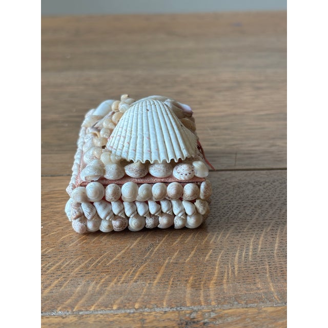 Vintage English Shell Box For Sale - Image 4 of 8