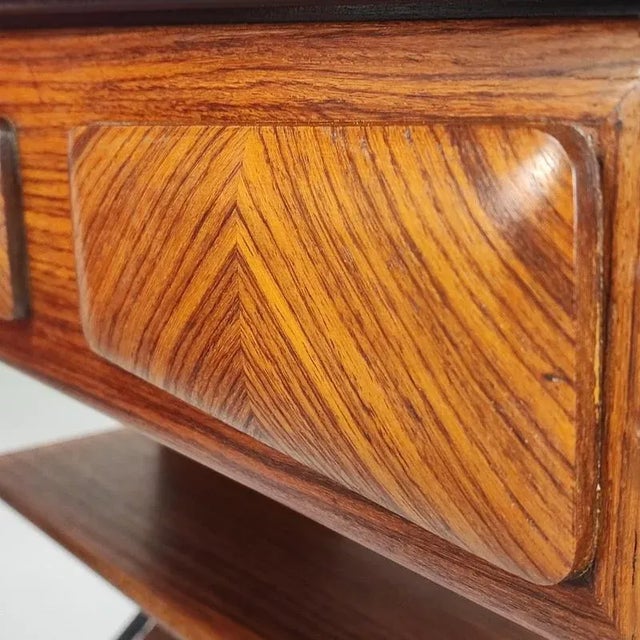 Black Vittorio Dassi Bedside Tables, 1950s, Set of 2 For Sale - Image 8 of 10