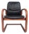 Mid-Century Bentwood Chair in Leather, 1950s For Sale