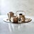 Zani & zani italy 1965 extremely rare coffee & tea service, 18/10 stainless steel, signed, designed in 1965 by carla...