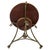 Louis XVI Style Neoclassic Bronze Black Marble Top Gueridon With Casters For Sale - Image 9 of 11