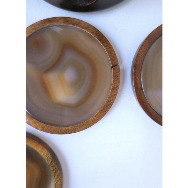 Agate Coasters Brazilian For Sale - Image 9 of 10