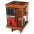 Antique Edwardian Flame Mahogany and Inlaid Revolving Bookcase, 1890s For Sale - Image 15 of 15