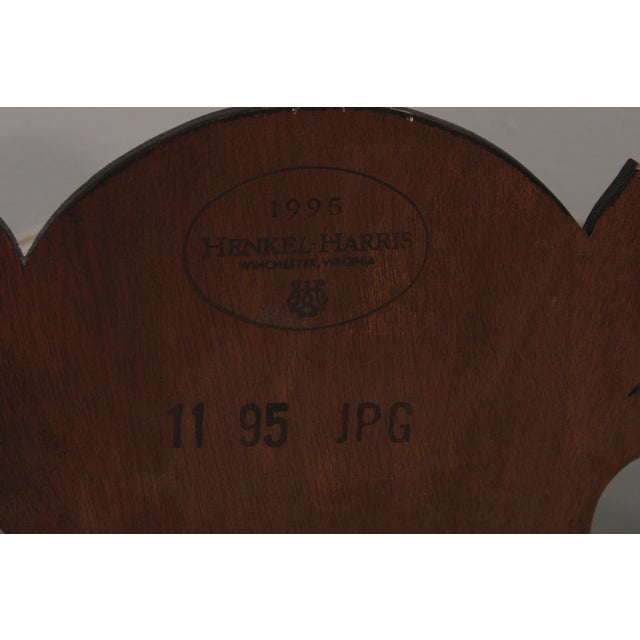Henkel Harris Mahogany Chippendale Style Mirror For Sale - Image 14 of 16