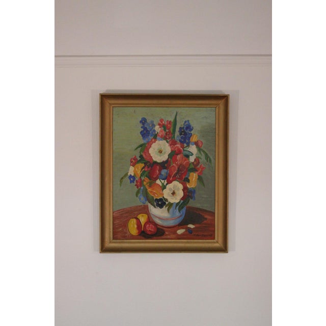E. Berntfors, Bloom, 1942, Oil on Panel, Framed For Sale - Image 11 of 17
