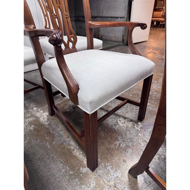 Vintage Duncan Phyfe Dining Chairs, Set of Six For Sale - Image 12 of 12