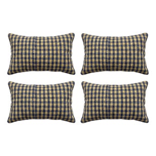 Anatolian Lumbar Kilim Pillow Cover 15'' X 24'' - Set of Four For Sale