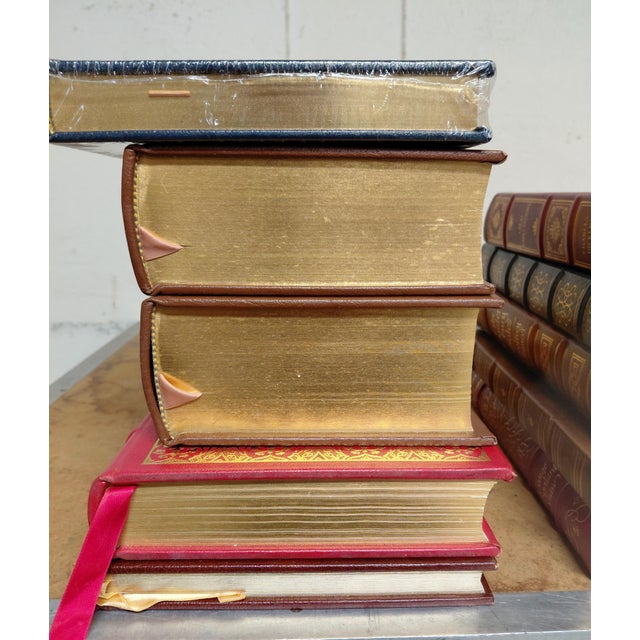 1980s Easton Press Leather Bound Books Set of 10 For Sale - Image 16 of 18