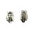 Georg Jensen Mid-Century Sterling Georg Jensen #108 Blossom Clip Earrings For Sale - Image 4 of 5