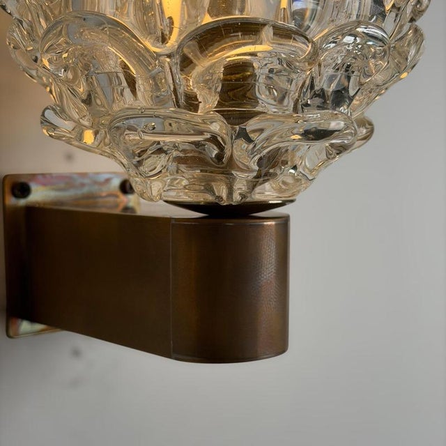 Vintage Festoni Wall Sconces by Ercole Barovier for Barovier & Toso, 1938, Set of 2 For Sale - Image 12 of 18