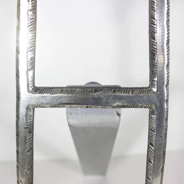 Mid 20th Century Large Ornate Vintage Silver Picture Easel, Art Display Holder For Sale - Image 5 of 8