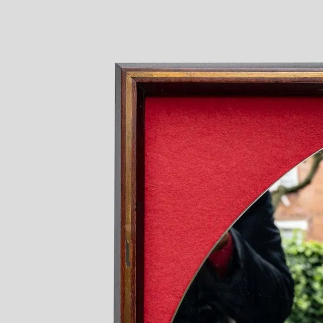 1960s Rosewood Frame Mirror by Carlo De Carli, 1960s For Sale - Image 5 of 10