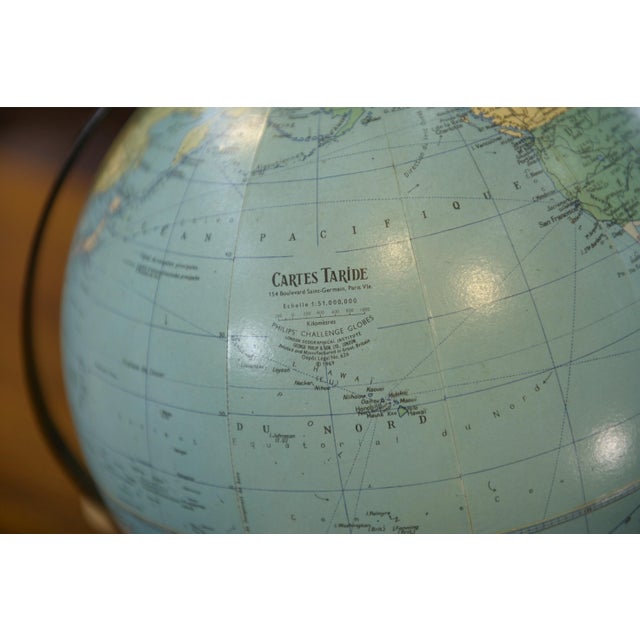 Vintage Steel Globe, 1960s For Sale - Image 4 of 9