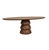 Contemporary Matthew Izzo Home Callum 86" Wide Oval Three Tier Base Oak Dining Table For Sale - Image 3 of 5