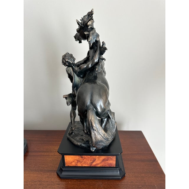 Vintage 1992 Florence Giuseppe Armani Marley Horse "Freedom" Sculpture in Bronze For Sale - Image 4 of 9