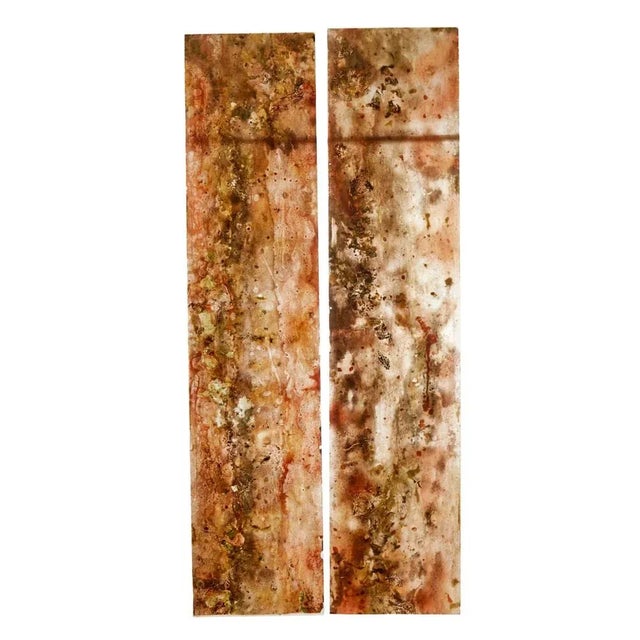 French Abstract Acrylic Panels, 1950s, Set of 2 For Sale - Image 3 of 10