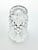 Glass Vintage Tulip Flared Scalloped Footed Crystal Vase For Sale - Image 7 of 7