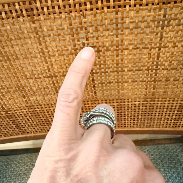 Pair Mid Century Walnut C140 “Playboy Chairs” by Jens Risom For Sale In Washington DC - Image 6 of 12