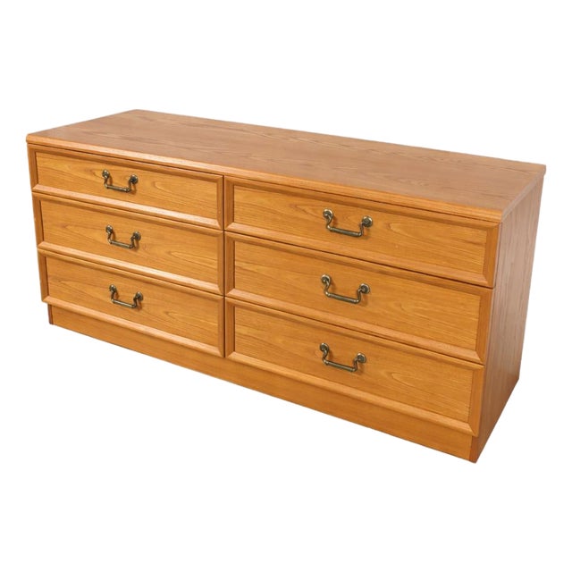 Low Sideboard in Oak Veneer from G-Plan, 1980s For Sale