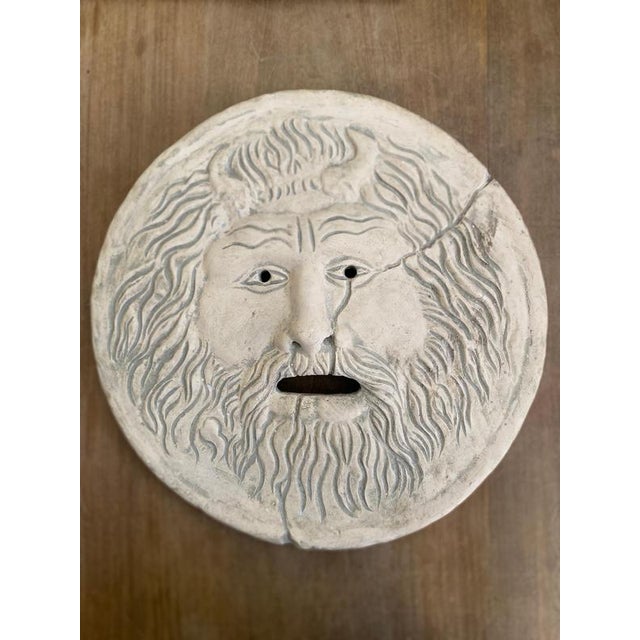 Vintage Mouth of Truth Wall Sculpture by Domenico Persiani, Rome For Sale - Image 3 of 13